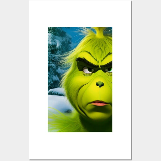 Feeling Extra Grinchy Today Wall Art by ShopSunday